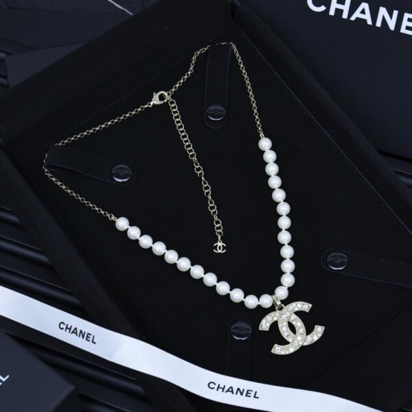 réplica,joyas,joyería,1:1,replica,fake,lujo,barato Cadena larga con corazón de piel de oveja de Chanel (WQ1OD)