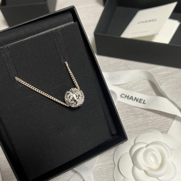 réplica,joyas,joyería,1:1,replica,fake,lujo,barato Pulsera CHANEL 22A con corazón de perla en oro claro y diamantes rosas degradados (S6CZ8)