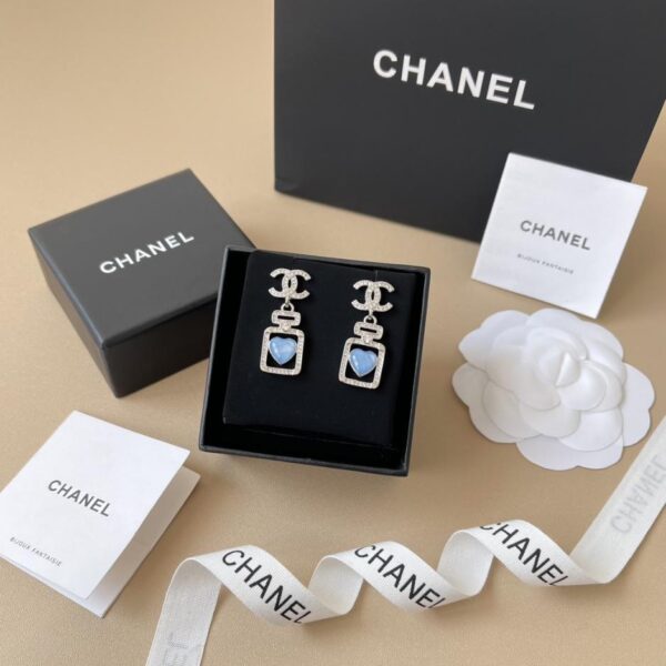 réplica,joyas,joyería,1:1,replica,fake,lujo,barato Pendientes de perfume Chanel de 25 peniques (NVNNL)