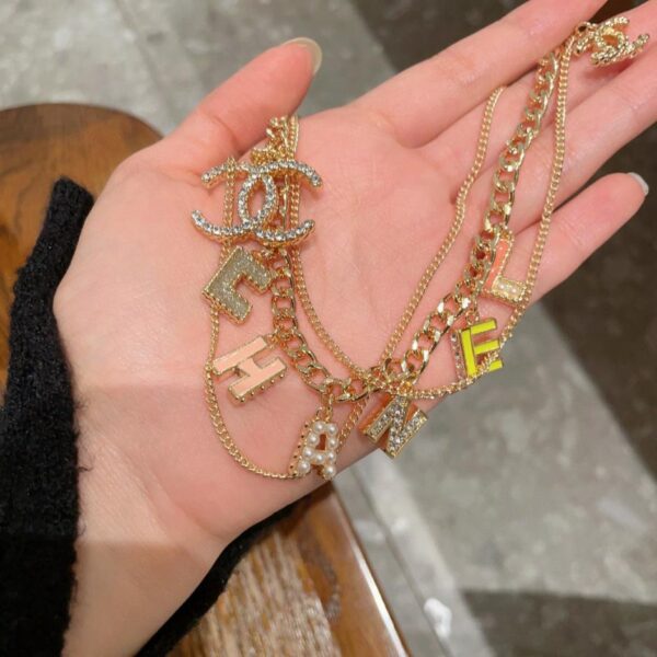 réplica,joyas,joyería,1:1,replica,fake,lujo,barato Collar nuevo Chanel 25A (UJBPR)