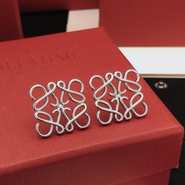 réplica,joyas,joyería,1:1,replica,fake,lujo,barato Pendientes Loewe de último modelo pulidos, de latón ZP (SZ4O0)