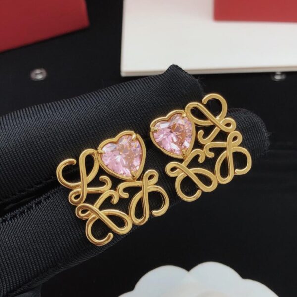 réplica,joyas,joyería,1:1,replica,fake,lujo,barato Pendientes Loewe con borlas de plata, modelo nuevo, de latón ZP (2EDQM)