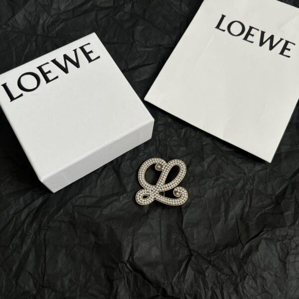 réplica,joyas,joyería,1:1,replica,fake,lujo,barato Broche Loewe en latón ZP (CFQB6)