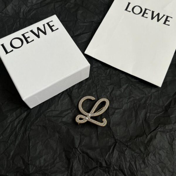 réplica,joyas,joyería,1:1,replica,fake,lujo,barato Broche Loewe en latón ZP (U7K0V)