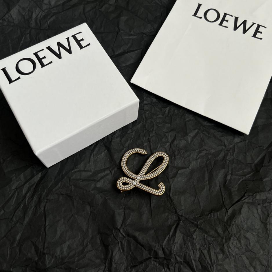 réplica,joyas,joyería,1:1,replica,fake,lujo,barato réplica,joyas,joyería,1:1,replica,fake,lujo,barato Broche Loewe en latón ZP (U7K0V)