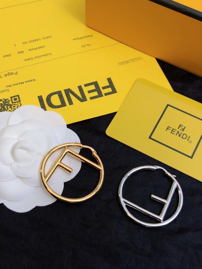 réplica,joyas,joyería,1:1,replica,fake,lujo,barato réplica,joyas,joyería,1:1,replica,fake,lujo,barato Nuevos pendientes Fendi F de alta personalización (GPAD3)