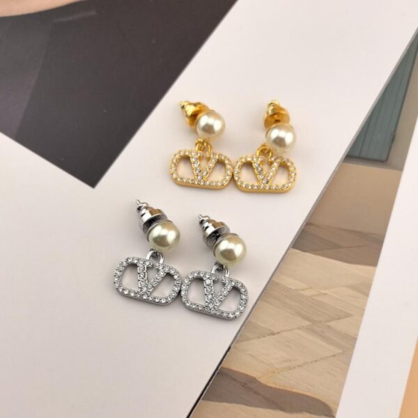 réplica,joyas,joyería,1:1,replica,fake,lujo,barato Pendientes de oro Valentino (1 CTCF)