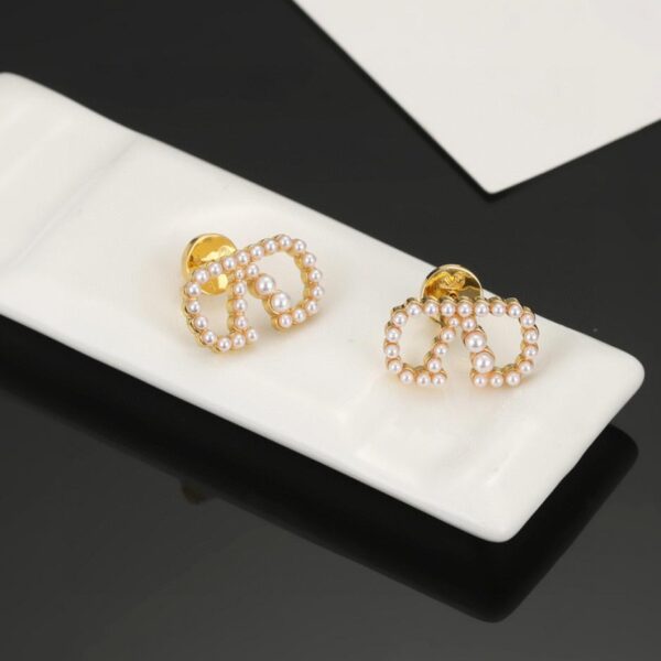 réplica,joyas,joyería,1:1,replica,fake,lujo,barato Pendientes de diamantes de imitación con el logotipo de Valentino (6H18E)