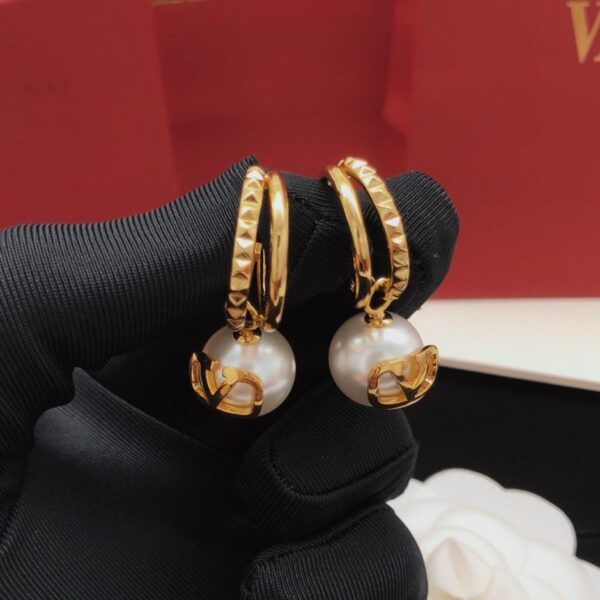 réplica,joyas,joyería,1:1,replica,fake,lujo,barato Pendientes Valentino con perlas (MYPEI)