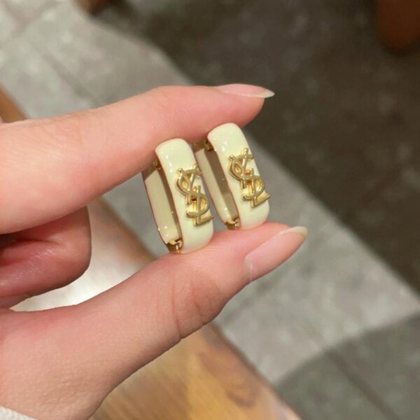 réplica,joyas,joyería,1:1,replica,fake,lujo,barato Nuevos pendientes YSL con aguja de plata 925 (ZZCJQ)