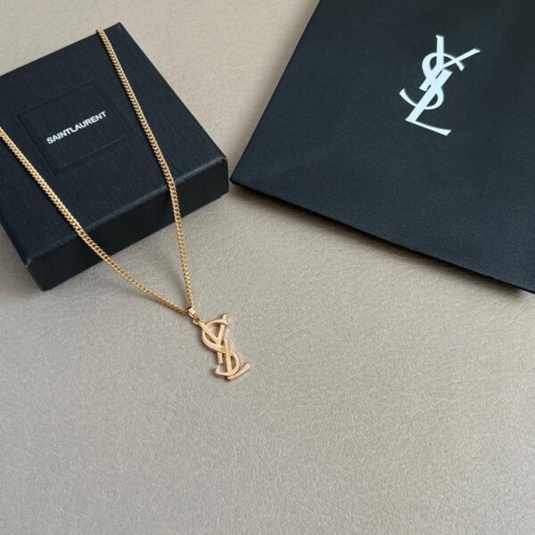 réplica,joyas,joyería,1:1,replica,fake,lujo,barato Nuevos pendientes YSL de aguja en plata 925 (34FR0)