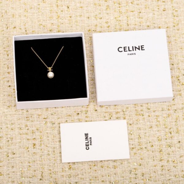 réplica,joyas,joyería,1:1,replica,fake,lujo,barato Collar de perlas Arco del Triunfo de Celine (1V4V5)