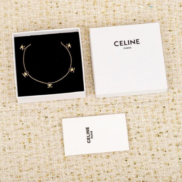 réplica,joyas,joyería,1:1,replica,fake,lujo,barato Collar Celine Arco de Triunfo (08M0B)