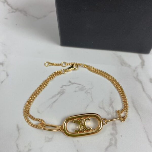 réplica,joyas,joyería,1:1,replica,fake,lujo,barato Pulsera Celine con contador sincronizado (62SJW)