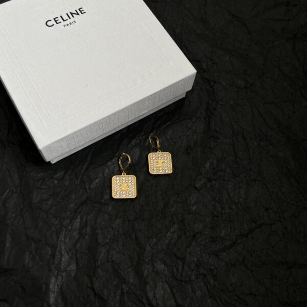 réplica,joyas,joyería,1:1,replica,fake,lujo,barato Pendientes Celine (S5GSD)