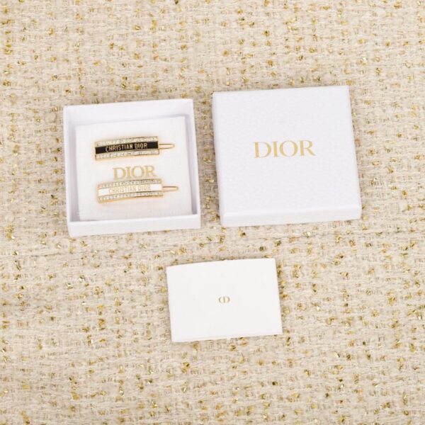 réplica,joyas,joyería,1:1,replica,fake,lujo,barato Pinza para el pelo con esmalte de diamante Dior (EC894)