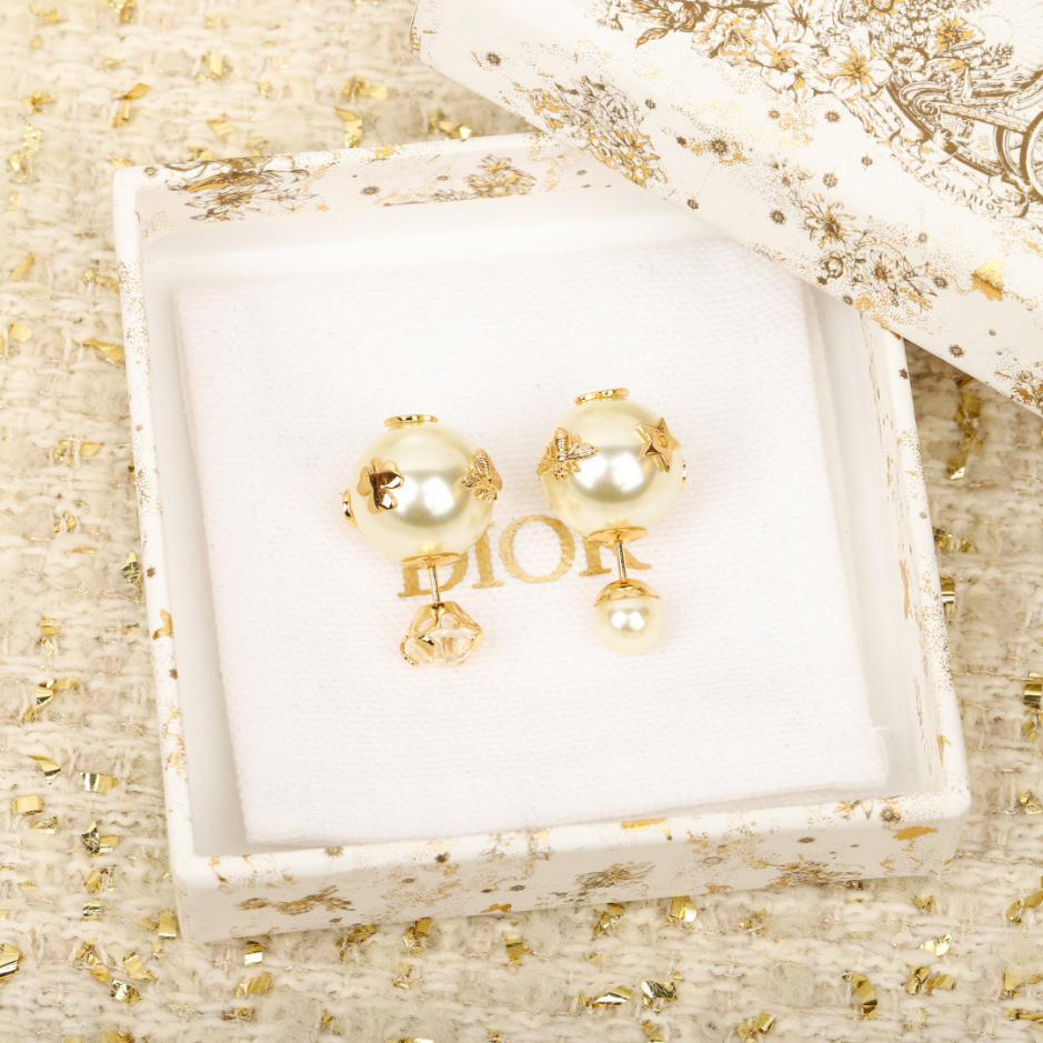 réplica,joyas,joyería,1:1,replica,fake,lujo,barato réplica,joyas,joyería,1:1,replica,fake,lujo,barato Pendientes de perla Dior (KCEO4)