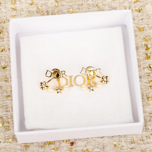 réplica,joyas,joyería,1:1,replica,fake,lujo,barato Pendientes Dior Pearl Star Clover con perla (TX4Y9)