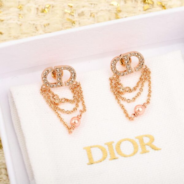 réplica,joyas,joyería,1:1,replica,fake,lujo,barato Los pendientes Dior Étoile des Vents reinterpretan el clásico patrón de rosa de los vientos (8KL9G)