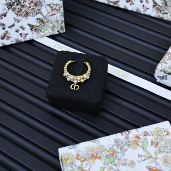 réplica,joyas,joyería,1:1,replica,fake,lujo,barato Broche de lazo con diamantes de Dior (BIU4I)