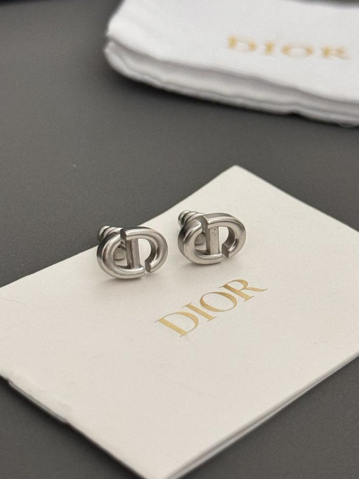 réplica,joyas,joyería,1:1,replica,fake,lujo,barato réplica,joyas,joyería,1:1,replica,fake,lujo,barato Pendientes Dior Classic CD en oro y plata (ZNM2Z)