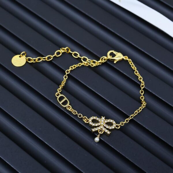 réplica,joyas,joyería,1:1,replica,fake,lujo,barato Nueva pulsera de lazo de Dior (4ZW9D)