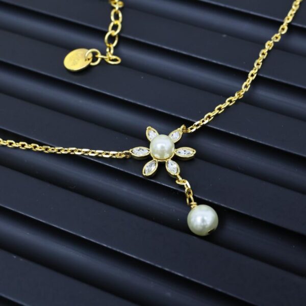 réplica,joyas,joyería,1:1,replica,fake,lujo,barato Nuevo collar de girasoles de Dior (A0LXU)
