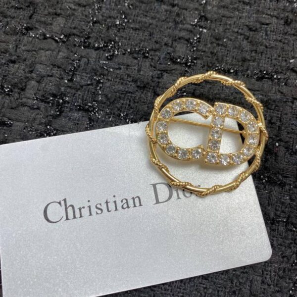 réplica,joyas,joyería,1:1,replica,fake,lujo,barato Broche Dior con contador sincrónico (WXHAJ)