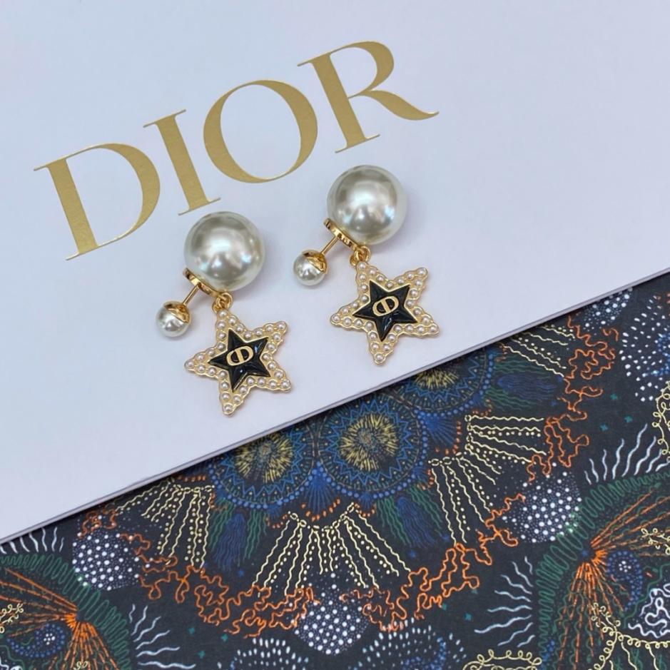 réplica,joyas,joyería,1:1,replica,fake,lujo,barato réplica,joyas,joyería,1:1,replica,fake,lujo,barato Pendientes de perla CD con estrella de cinco puntas de Dior (9ZQUE)