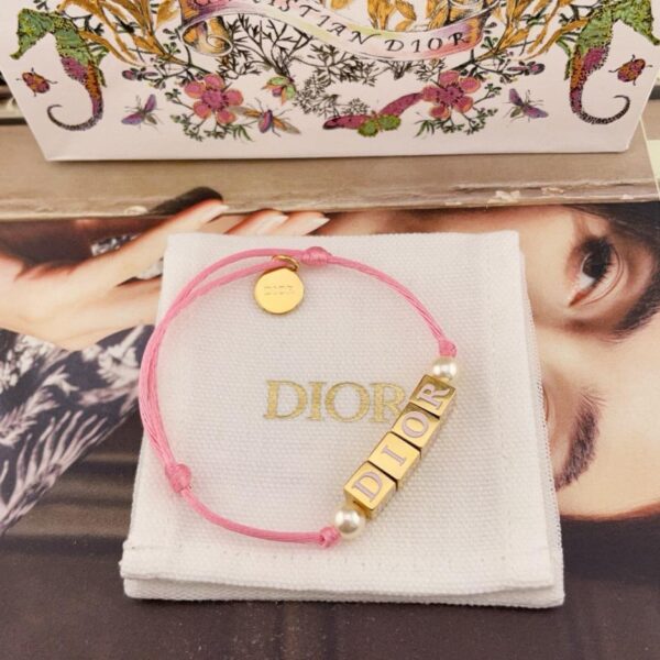 réplica,joyas,joyería,1:1,replica,fake,lujo,barato Pulsera de cuentas cuadradas Dior (1SSNT)