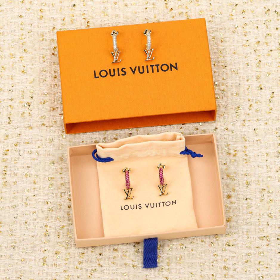 réplica,joyas,joyería,1:1,replica,fake,lujo,barato réplica,joyas,joyería,1:1,replica,fake,lujo,barato Pendientes Louis Vuitton verdes (P22GM)