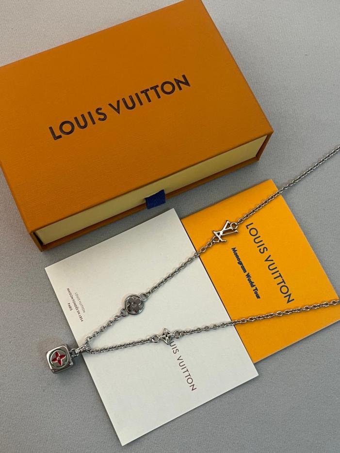 réplica,joyas,joyería,1:1,replica,fake,lujo,barato réplica,joyas,joyería,1:1,replica,fake,lujo,barato Collar de joyería LV Dice Land (AKLWX)