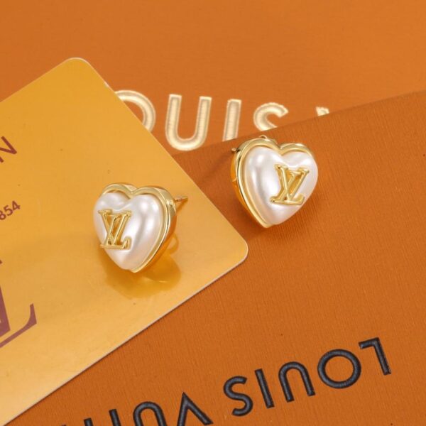 réplica,joyas,joyería,1:1,replica,fake,lujo,barato Pendientes LV con flor de cuatro hojas y diamantes (X9X3V)