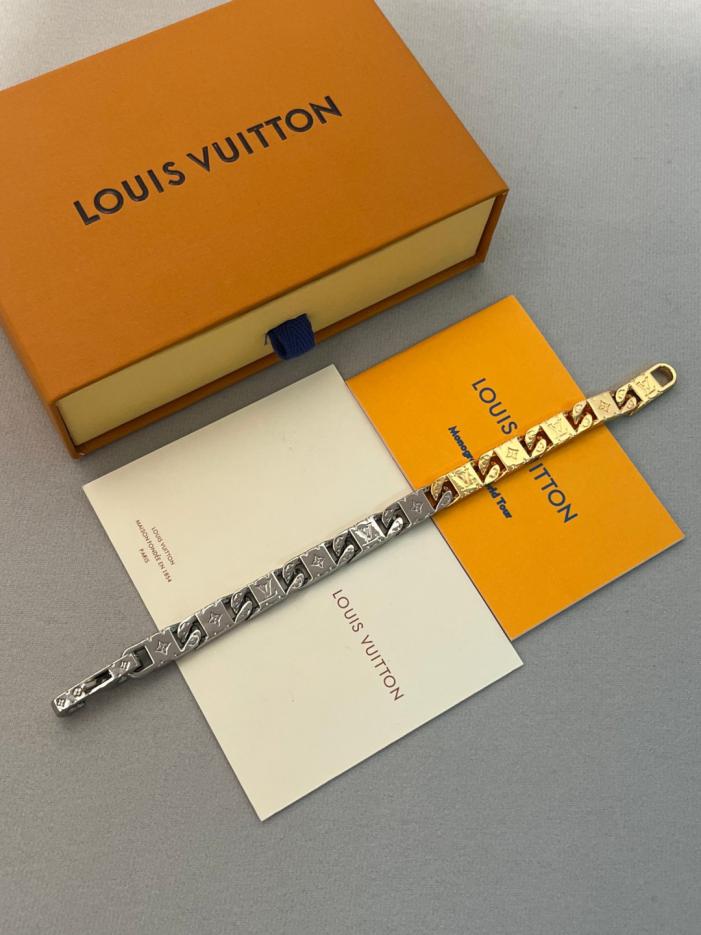 réplica,joyas,joyería,1:1,replica,fake,lujo,barato réplica,joyas,joyería,1:1,replica,fake,lujo,barato PULSERA CON MONOGRAMA LV ATADA (PO9PO)
