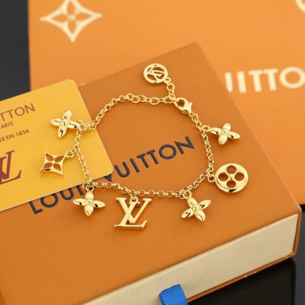 réplica,joyas,joyería,1:1,replica,fake,lujo,barato LOUIS VUITTON utiliza un colgante con diseño de doble flor con un diseño floral clásico (XO9Z1)