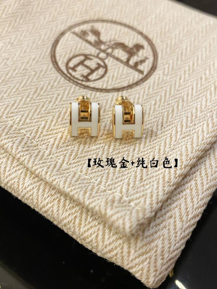 réplica,joyas,joyería,1:1,replica,fake,lujo,barato réplica,joyas,joyería,1:1,replica,fake,lujo,barato Pendientes Hermes mini popH (UOLR6)