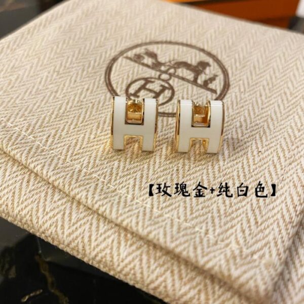 réplica,joyas,joyería,1:1,replica,fake,lujo,barato Pendientes Hermes popH (K16JA)
