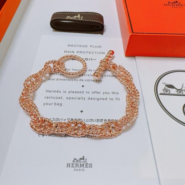 réplica,joyas,joyería,1:1,replica,fake,lujo,barato Nueva pulsera Hermès Edición Oro Grueso (KRVYP)