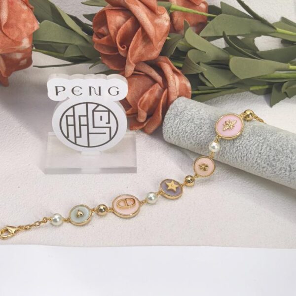 réplica,joyas,joyería,1:1,replica,fake,lujo,barato Pulsera Dior con perlas multielementos en versión contador (1GF7A)