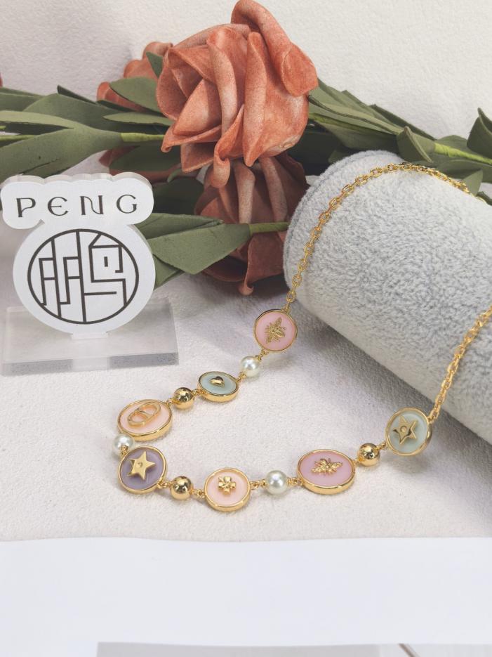 réplica,joyas,joyería,1:1,replica,fake,lujo,barato réplica,joyas,joyería,1:1,replica,fake,lujo,barato Nuevo collar de perlas multielementos Dior en versión de mostrador (B6D9E)