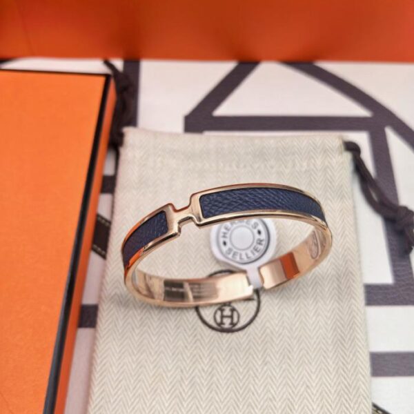 réplica,joyas,joyería,1:1,replica,fake,lujo,barato Pulsera de cuero naranja Hermès en versión contador, nueva versión mejorada (UG4BV)