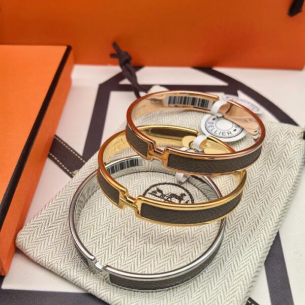 réplica,joyas,joyería,1:1,replica,fake,lujo,barato Pulsera de cuero marrón Hermès, versión contadora, nueva versión mejorada (F9IPV)
