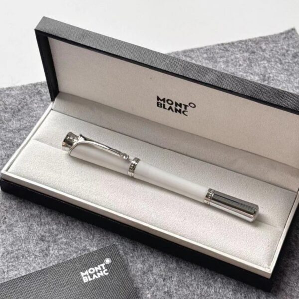 réplica,joyas,joyería,1:1,replica,fake,lujo,barato Pluma estilográfica Montblanc Writers Edition Kelly Silver Carving Signature, nuevo modelo (Montblanc (M0YMC))