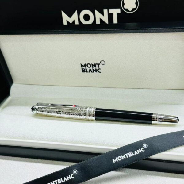 réplica,joyas,joyería,1:1,replica,fake,lujo,barato Pluma estilográfica Mont Blanc Signature, bolígrafo, nuevo estilo (años 80)