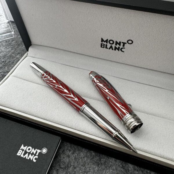 réplica,joyas,joyería,1:1,replica,fake,lujo,barato Nueva pluma Montblanc Meisterstuck, edición especial bicolor, con firma en relieve en oro rojo (4TSJG)
