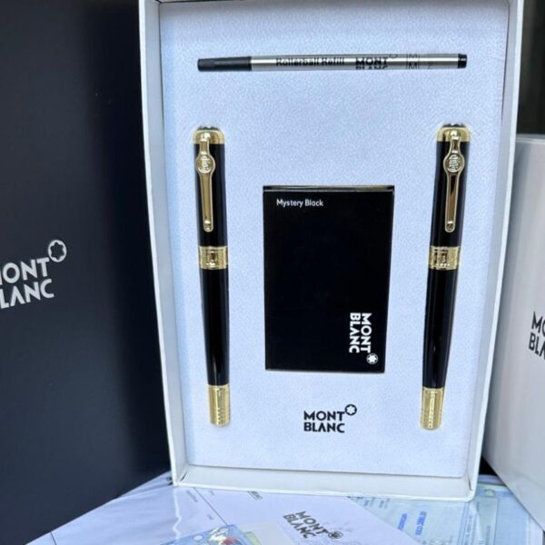 réplica,joyas,joyería,1:1,replica,fake,lujo,barato [Nuevo set de regalo para pareja] Set combinado de pluma estilográfica y pluma Mont Blanc Signature (0H4FK)