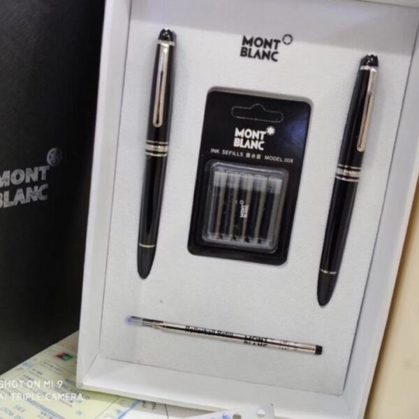 réplica,joyas,joyería,1:1,replica,fake,lujo,barato [Nuevo set de regalo para pareja] Set combinado de pluma estilográfica y pluma Mont Blanc Signature (V5RVX)