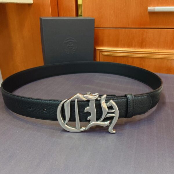 réplica,joyas,joyería,1:1,replica,fake,lujo,barato Cinturón con hebilla de pasador de pilar romano y rodillo giratorio Chrome Hearts (Z0YPP)