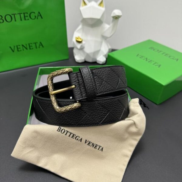 réplica,joyas,joyería,1:1,replica,fake,lujo,barato BOTTEGA VENETA 4,0 cm, piel de vacuno granulada de lichi tejida a mano (FO6R1)