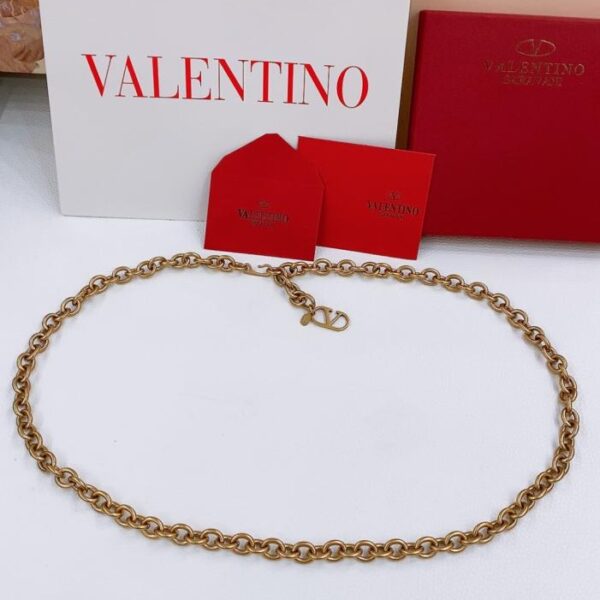 réplica,joyas,joyería,1:1,replica,fake,lujo,barato Cinturón con cadena metálica VLogo Signature de Valentino Garavani (TA1BF)